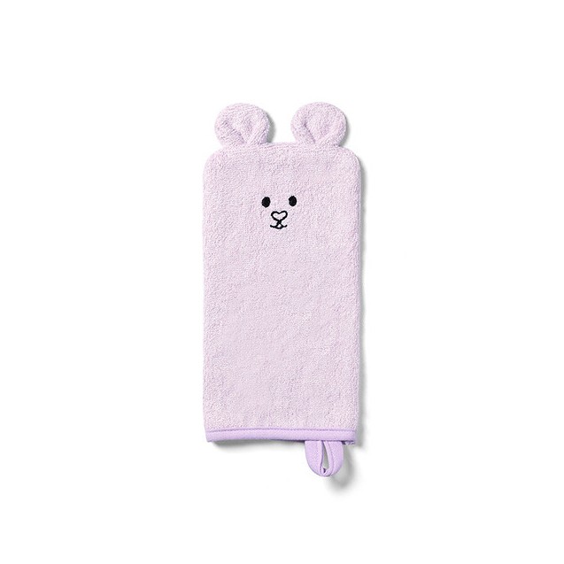 Γάντι Πλυσίματος Babyono Bamboo Μωβ BN787/01 12x25