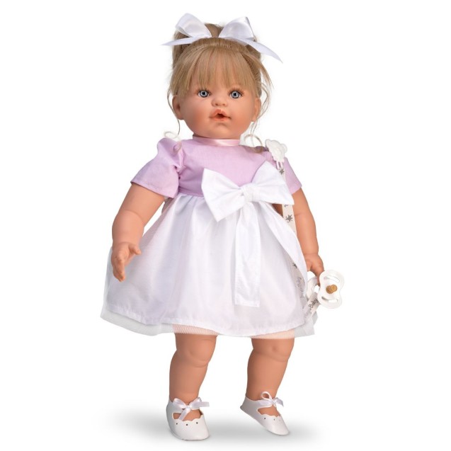 Κούκλα Magic Baby Susy Pink Dress με Τούλι 47cm...