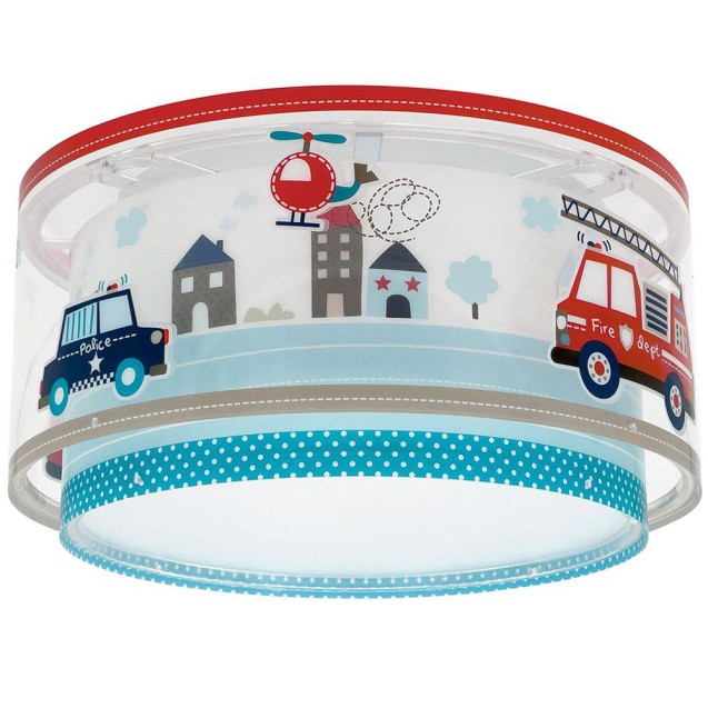 Παιδικό Φωτιστικό Οροφής Πλαφονιέρα Ango Police...