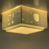 Παιδικό Φωτιστικό Οροφής Πλαφονιέρα Ango Moonlight Green 63236H