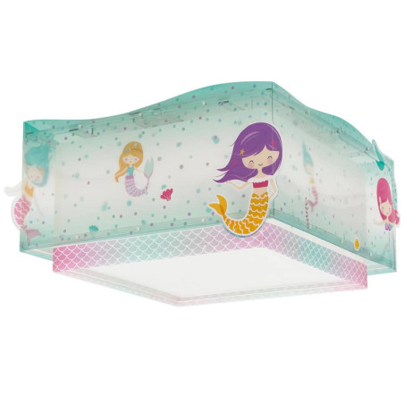 Παιδικό Φωτιστικό Οροφής Πλαφονιέρα Ango Mermaids 63446