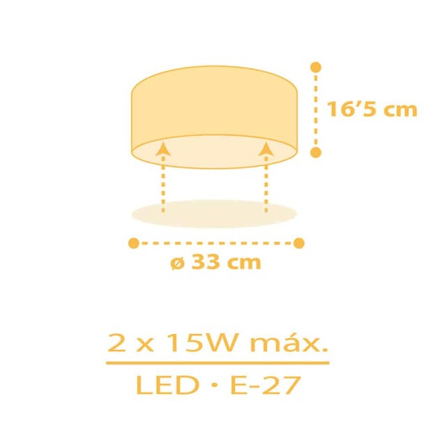Παιδικό Φωτιστικό Οροφής Πλαφονιέρα Ango...