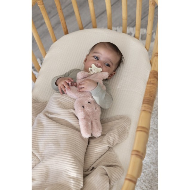 Πανάκι Παρηγοριάς με Κλιπ Πιπίλας Miffy Fluffy Ροζ