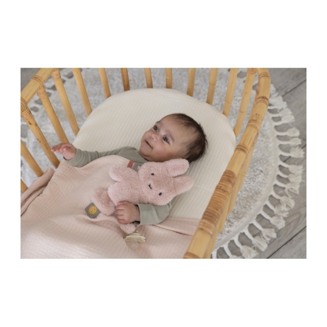 Πανάκι Παρηγοριάς με Κλιπ Πιπίλας Miffy Fluffy Ροζ