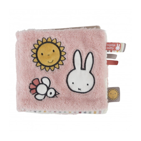 Υφασμάτινο Βιβλίο Miffy Fluffy Το Πρώτο μου Βιβλίο Ροζ