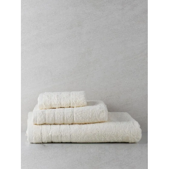 Σετ Πετσέτες 3 Τεμαχίων Anesis Cotton Pennie Εκρού