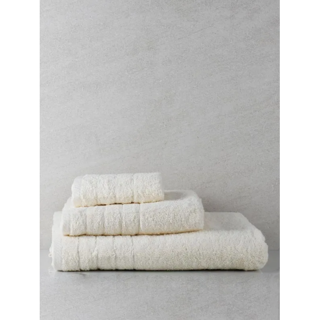 Σετ Πετσέτες 3 Τεμαχίων Anesis Cotton Pennie Εκρού