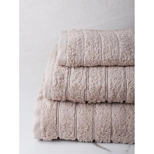 Πετσέτα Σώματος Anesis Cotton Pennie Μπεζ 80x150