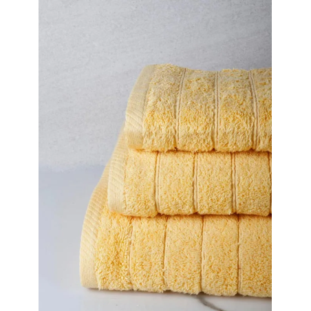 Πετσέτα Προσώπου Anesis Cotton Pennie Κίτρινο 50x100