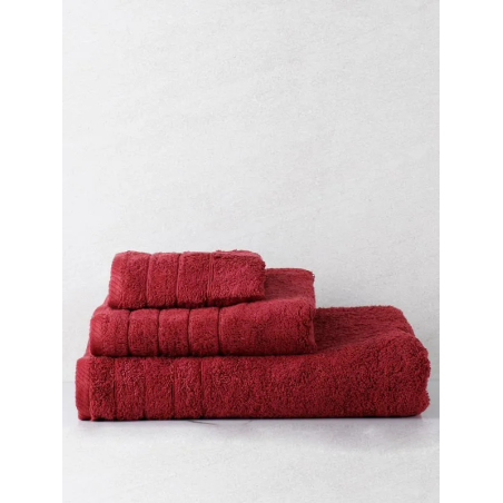 Πετσέτα Σώματος Anesis Cotton Pennie Μπορντό 80x150