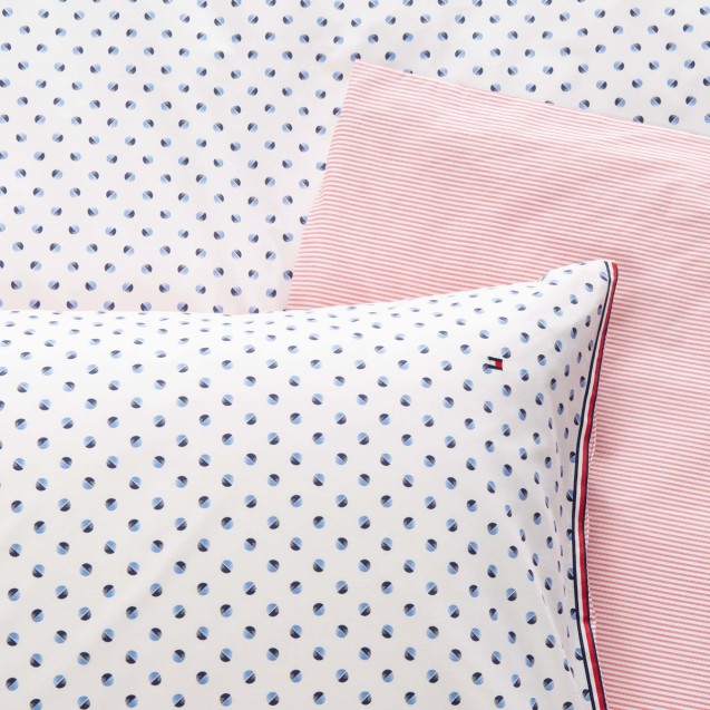 Μαξιλαροθήκη Oxford Tommy Hilfiger Marina Dots...