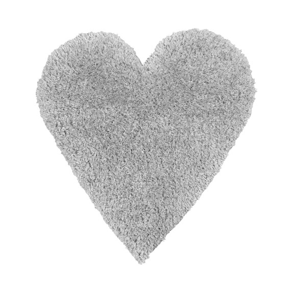 Παιδικό Χαλί Madi Shade Heart Light Grey 160x160