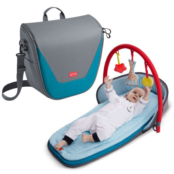 Sophie la giraffe Τσάντα που μετατρέπεται σε χαλάκι...