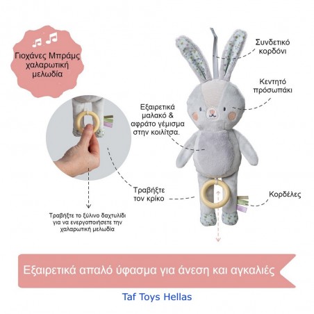 Μουσικό Παιχνίδι Taf Toys Rylee Musical Bunny T-13165