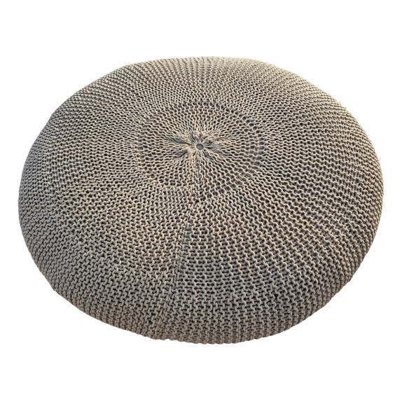 Πουφ ΚΟΜΒΟΣ Macrame Beige 200x200x50