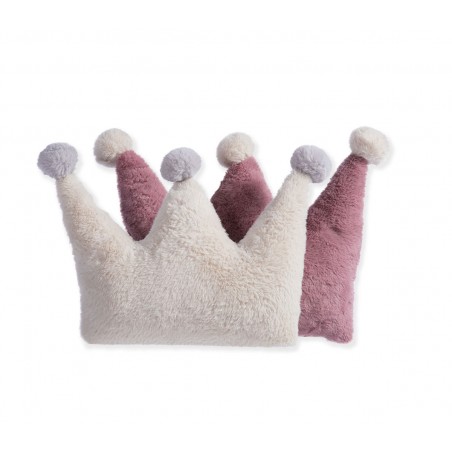 Βρεφικό Μαξιλάρι Διακόσμησης Nef-Nef Baby Crown Ecru 40x27