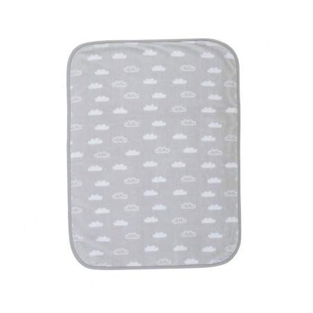 Κουβέρτα Βελουτέ Αγκαλιάς Nef-Nef Clouds Grey 75x100