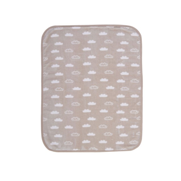 Κουβέρτα Βελουτέ Αγκαλιάς Nef-Nef Clouds Beige...