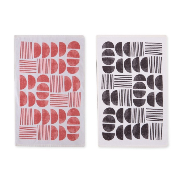 Ποτηρόπανο Βελουτέ Nef-Nef Xavier Black 40x60