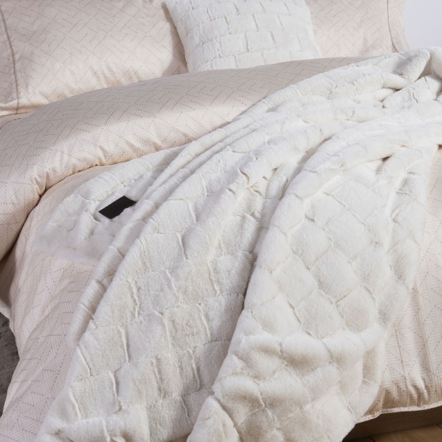 Ριχτάρι Πολυθρόνας Γούνινο Nef-Nef Barlow Ecru...