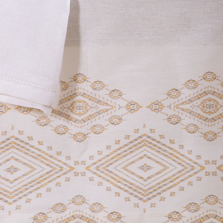 Τραπεζομάντηλο Nef-Nef Shreder Ecru 140x180