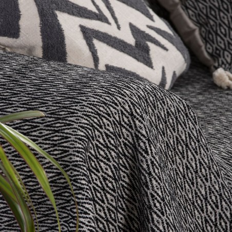 Ριχτάρι Τριθέσιου Nef-Nef Zackren Black/Natural 180x300