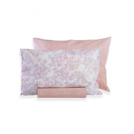 Σετ Σεντόνια Μονά 3 Τεμαχίων Nef-Nef Frezia Salmon 170x270