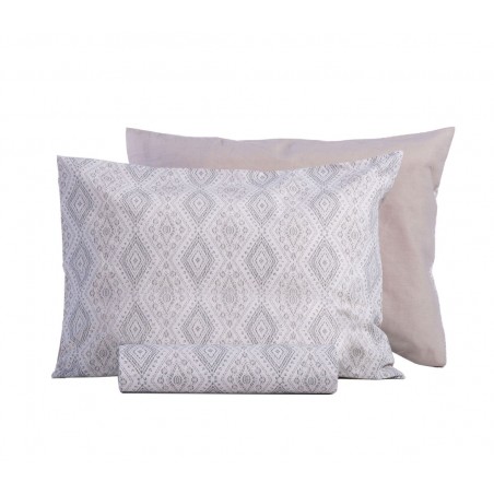 Σετ Παπλωματοθήκη Μονή 2 Τεμαχίων Nef-Nef Shreder Ecru 170x240