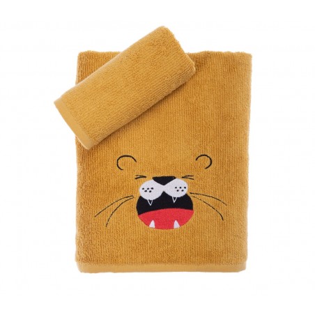 Σετ Παιδικές Πετσέτες 2 Τεμαχίων Nef-Nef Angry Lion