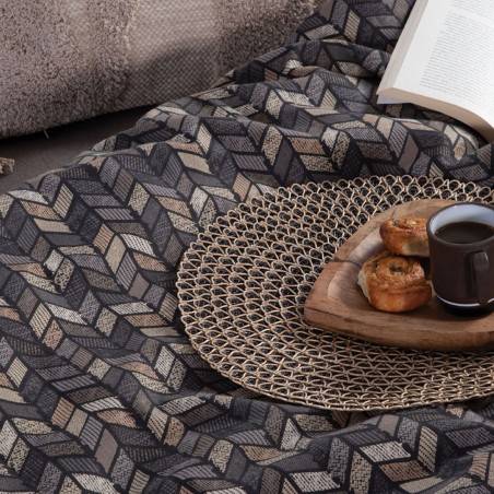 Σετ Σεντόνια Φανελένια Μονά 3 Τεμαχίων Nef-Nef Stream Grey 160x260