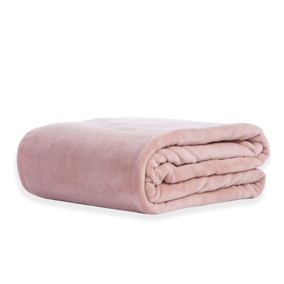 Κουβέρτα Fleece Υπέρδιπλη Nef-Nef Cosy Pink 220x240