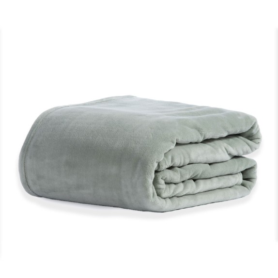 Κουβέρτα Fleece Υπέρδιπλη Nef-Nef Cosy Sea Green 220x240