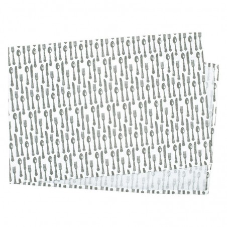 Runner Melinen Edmonde White 45x140