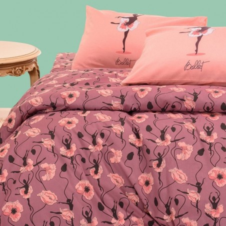 Παιδική Παπλωματοθήκη Μονή Melinen Dance Mauve 165x245