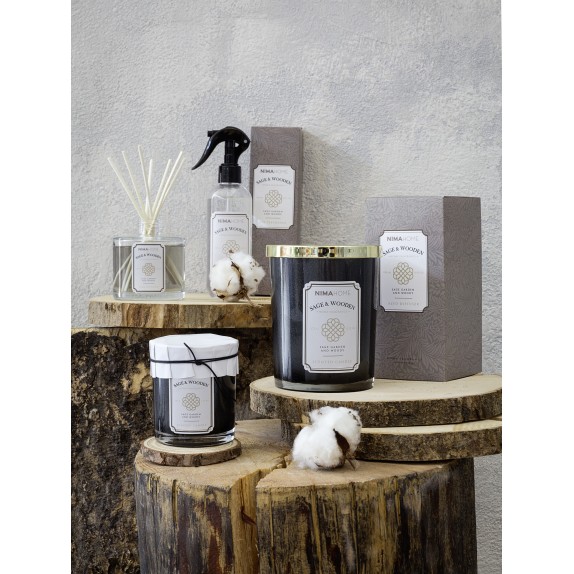 Αρωματικό Κερί Nima Sage & Wooden 160gr