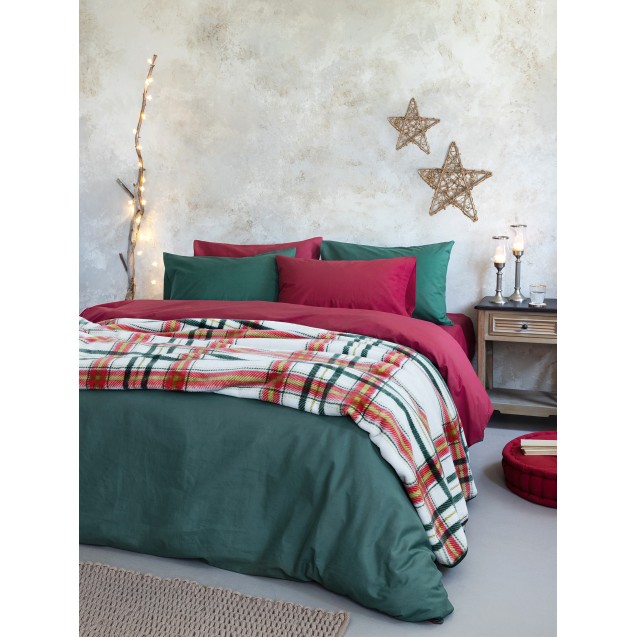 Κουβέρτα Βελουτέ Υπέρδιπλη Nima Joy 220x240