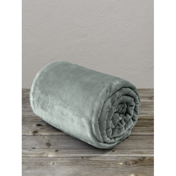 Κουβέρτα Fleece Υπέρδιπλη Kocoon Meleg Green 220x240