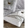 Κουβερτοπάπλωμα Υπέρδιπλο με Γούνα Nima Velure Cream 220x240
