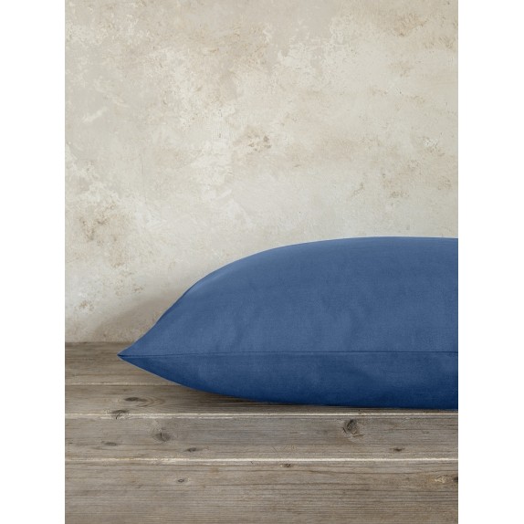 Σετ Μαξιλαροθήκες 2 Τεμαχίων Nima Unicolors Dark Denim 52x72