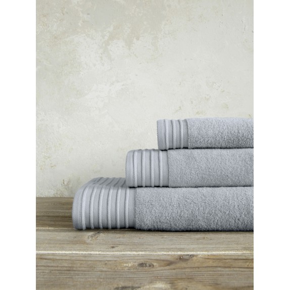 Πετσέτα Μπάνιου Nima Feel Fresh Steel Gray 90x145