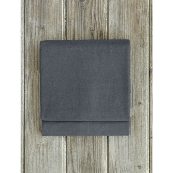 Σεντόνι Μονό Nima Unicolors Midnight Gray 160x260