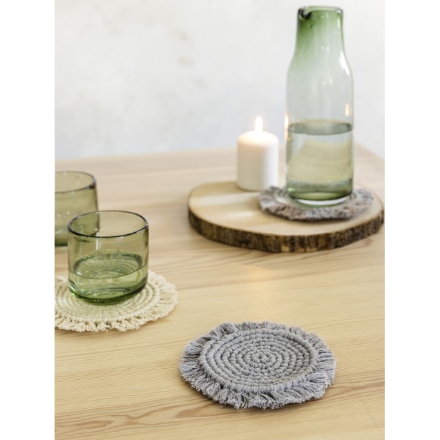 Σετ Σουβέρ 4 Τεμαχίων Nima Florian Natural 10x10