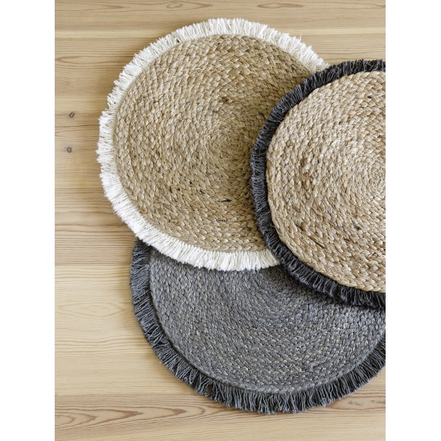 Σουπλά Στρόγγυλο Nima Carina White Δ38