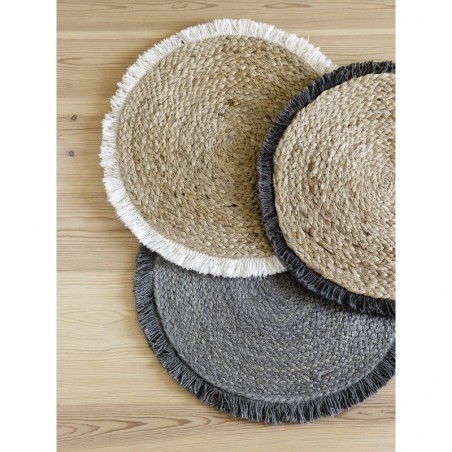 Σουπλά Στρόγγυλο Nima Carina White Δ38