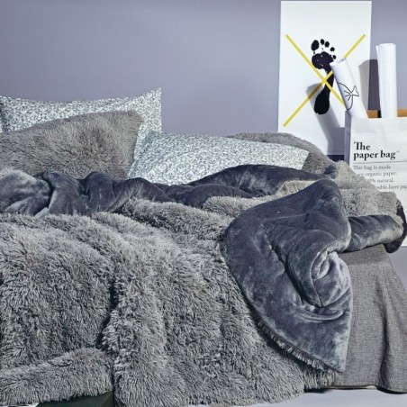 Κουβερτοπάπλωμα με Γούνα Υπέρδιπλο Kentia Calore 22 220x240