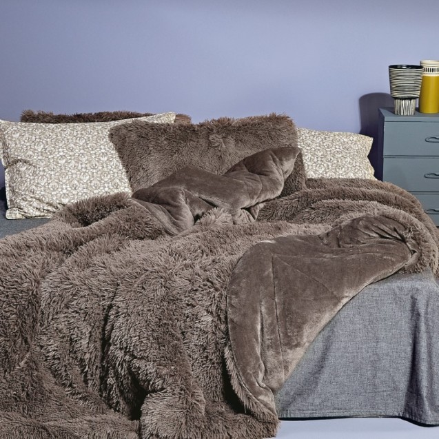 Κουβερτοπάπλωμα με Γούνα Υπέρδιπλο Kentia...