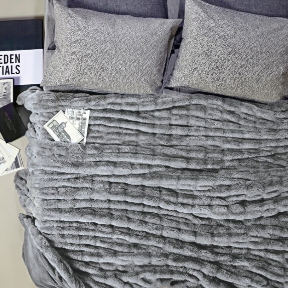 Κουβέρτα Γούνινη Υπέρδιπλη Kentia Lilah 24 220x230