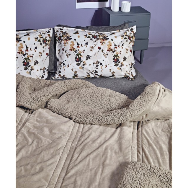 Κουβερτοπάπλωμα Υπέρδιπλο με Sherpa Kentia...