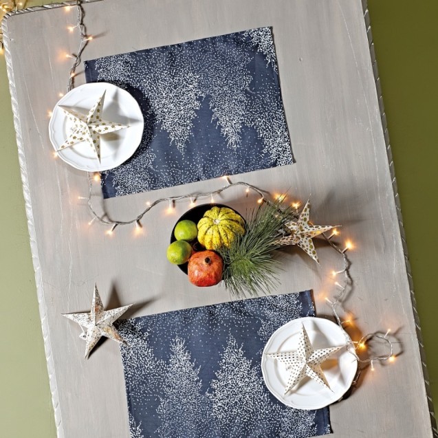  Σετ Χριστουγεννιάτικα Σουπλά 4 Τεμαχίων Kentia...