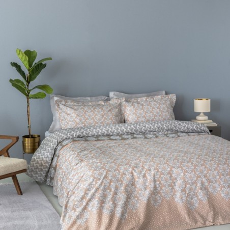 Σετ Σεντόνια Υπέρδιπλα 4 Τεμαχίων Palamaiki Pale 701 240x270